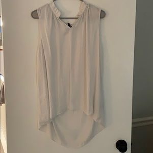 White flowy shirt